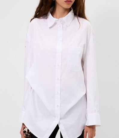 Camisa Alargada en Tricolina 4