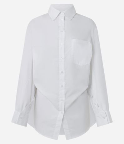 Camisa Alargada en Tricolina 6