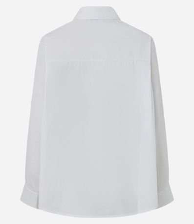 Camisa Alargada en Tricolina 7