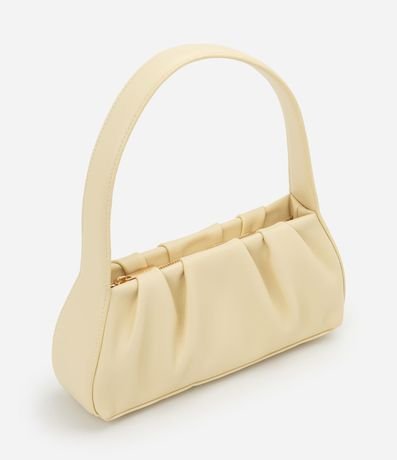 Cartera Baguette en PU con Detalle Fruncido 2