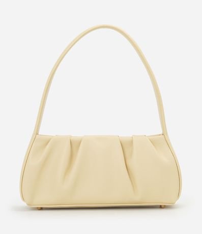 Cartera Baguette en PU con Detalle Fruncido 4