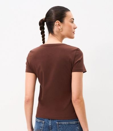 Blusa en Algodón Peruano con Escote V 4