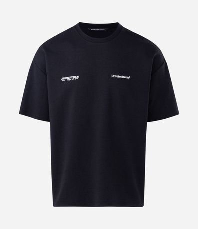 Remera Oversized en Algodón con Lettering Paris Tokyo New York 5