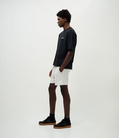 Remera Oversized en Algodón con Lettering Paris Tokyo New York 2