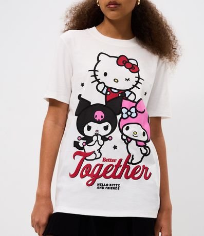 Remera en Algodón con Estampa de Hello Kitty y Amigos 3