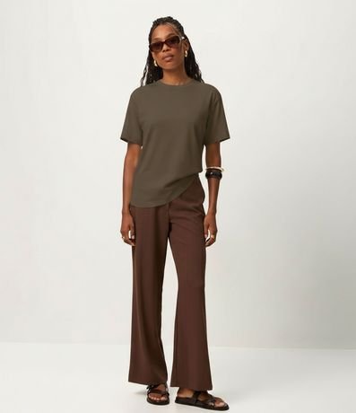 Remera T-Shirt en Suedine Básica 2