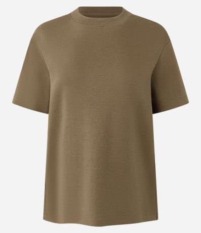 Remera T-Shirt en Suedine Básica 2