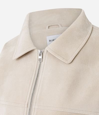 Campera Oversized en PU con Efecto Gamuzado 6