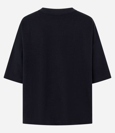 Remera Over Malla con Manga Corta 2