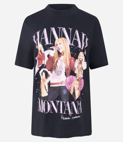 Remera en Algodón con Estampado Hannah Montana 5