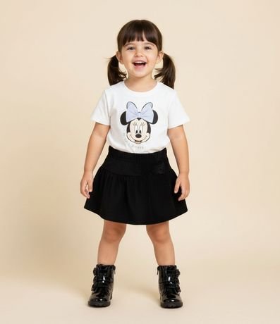 Pollera Infantil Evasê en Terciopelo Cotelê  – Talle 1 a 6 años