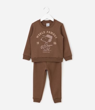 Conjunto Infantil en Algodón con Estampa de Snoopy Bordado – Talle 2 a 6 años 2