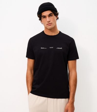 Remera Comfort Algodón Lettering Delantero 3