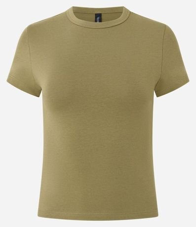 Blusa Básica en Algodón Peruano con Mangas Cortas 5