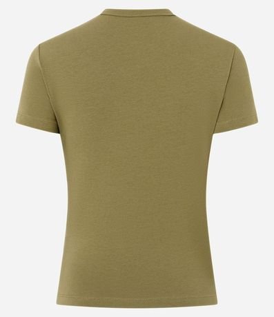Blusa Básica en Algodón Peruano con Mangas Cortas 6