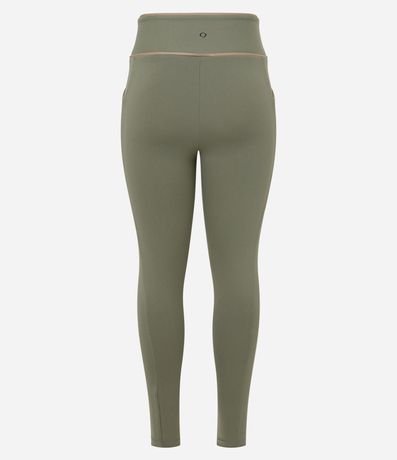Pantalón Legging Deportiva en Microfibra con Bolsillo y Friso Contrastante 6