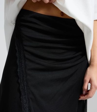 Pollera Midi en Tule con Encaje 4