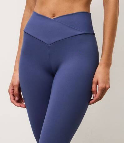 Pantalón Legging Deportiva en Microfibra con Cintura Traspasada 3