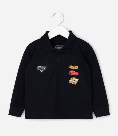 Remera Infantil con Estampado Rayo McQueen y Cuello Polo – Talle 2 a 6 años