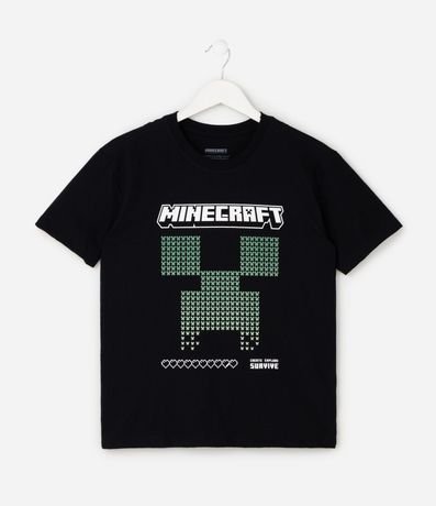 Remera Infantil con Estampa Minecraft Creeper – Talle 5 a 14 años 2