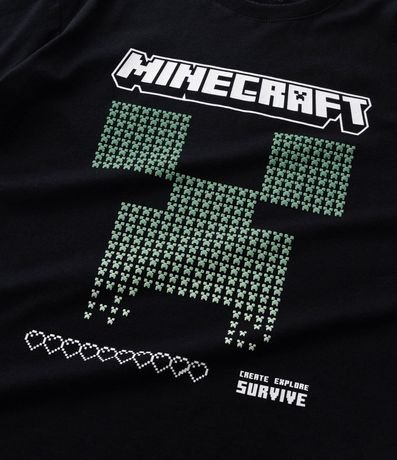 Remera Infantil con Estampa Minecraft Creeper – Talle 5 a 14 años 5