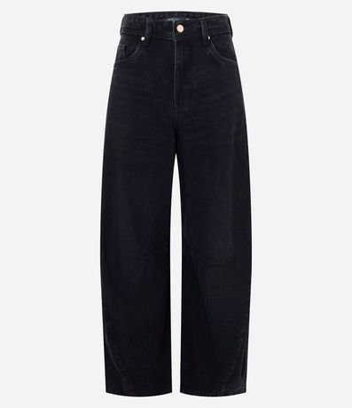 Pantalón Barrel en Jeans Marmorizado