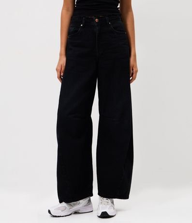 Pantalón Barrel en Jeans Marmorizado 2