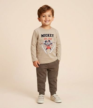 Remera Infantil con Estampa de Mickey Mouse Ski Club – Talle 2 a 6 años