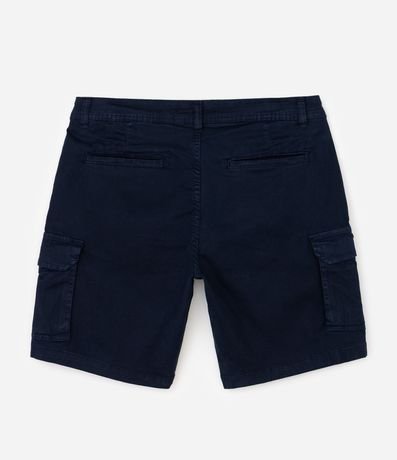 Bermuda en Sarga con Bolsillo Cargo 6