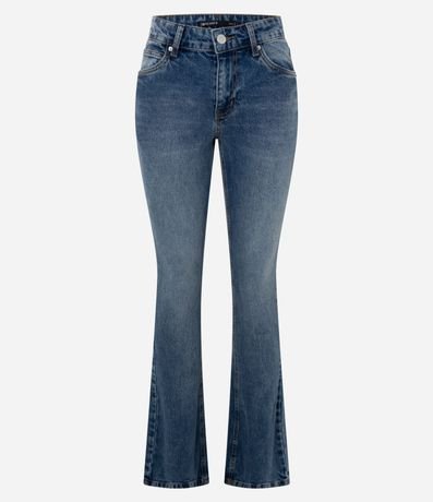 Pantalón Bootcut en Jeans con Cintura Baja 5