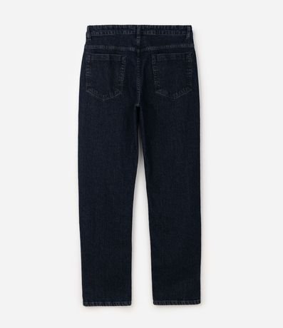 Pantalón Recto en Jeans con Lavado Oscuro 5