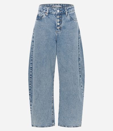 Pantalón Baggy Balloon en Jeans con Cintura Mediana 5
