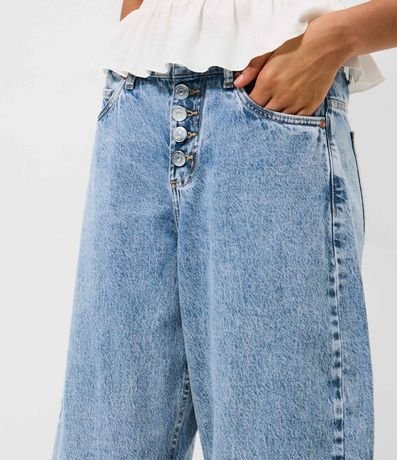 Pantalón Baggy Balloon en Jeans con Cintura Mediana 3