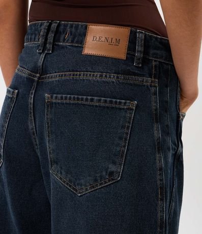 Pantalón Baggy Balloon en Jeans con Cintura Mediana y Recorte Lateral 4