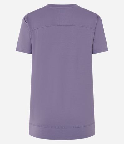 Remera Deportiva en Microfibra Agujerada con Bajo Mullet 3