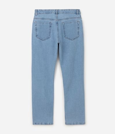 Pantalón Recto en Jeans con Bolsillos Funcionales 4