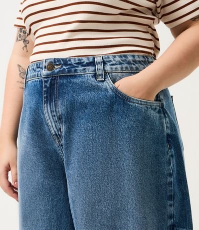 Pantalón de Jean Barrel con Pences Curve & Plus Size 3