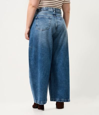 Pantalón de Jean Barrel con Pences Curve & Plus Size 5