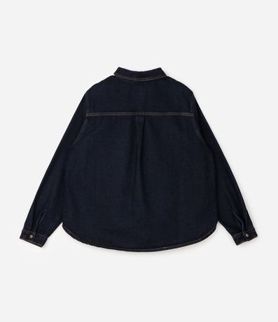 Camisa Overshirt Jeans con Botones Curve & Plus Size 7