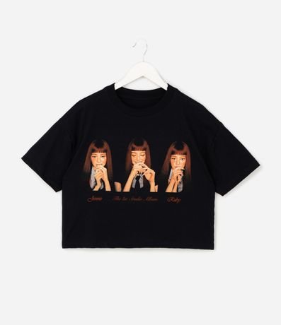 Remera Infantil Overboxy con Estampa Jennie – Talle 5 a 16 años 2