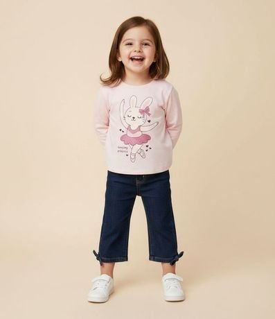 Remera Manga Larga Coneja Bailarina - Talle 1 a 6 años