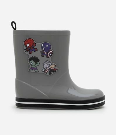 Bota de Lluvia Infantil con Estampa de Mini Héroes Marvel - Talle 21 até 28 4