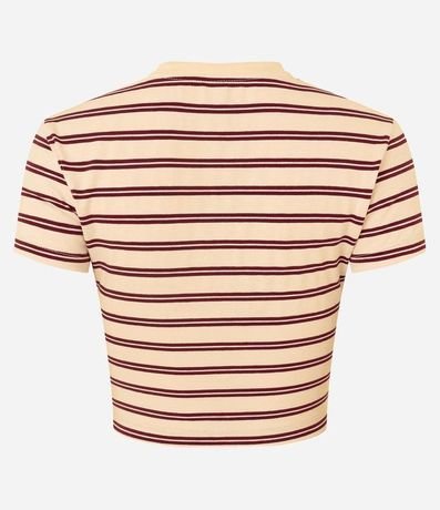 Blusa en Algodón con Estampa Rayada 6