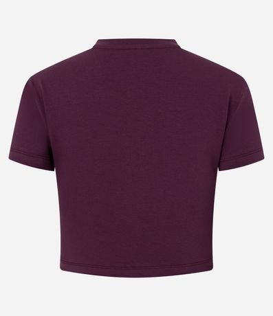 Blusa Cropped Manga Corta en Cotton 3