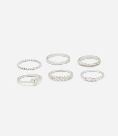 Kit 06 Anillos con Diseños Variados 2