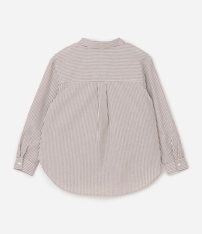 Camisa en Ana Ruga Rayada Curve & Plus Size 2