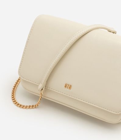 Cartera Transversal Pequeña en PU con Correa de Cadena 4
