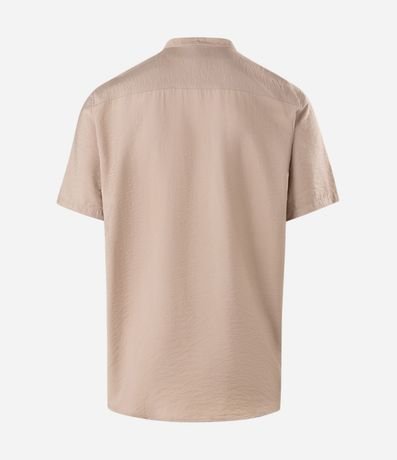 Camisa Slim en Viscolino con Cuello Padre y Textura 2
