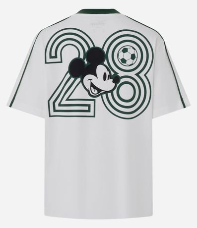 Remera Boxy en Algodón con Estampado Deportiva Mickey y Detalles Contrastantes 6