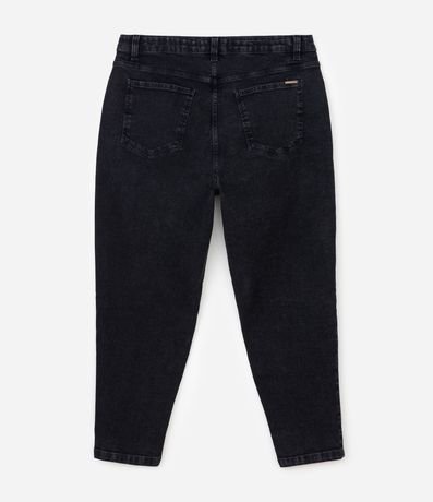 Pantalón de jean Mom Black con Elastano Curve & Plus Size 7